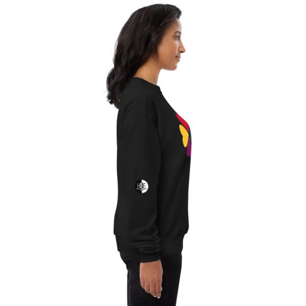 End Racism Black Unisex fleece sweatshirt - Image 6