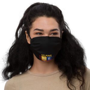 Heal Squares Premium face mask (Black)