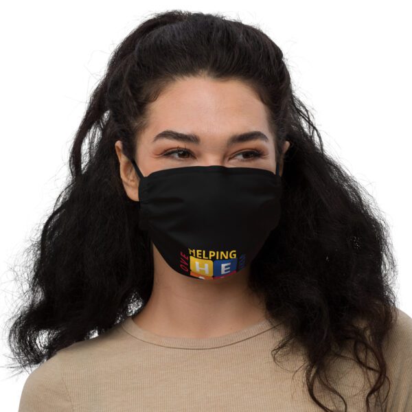 Heal Squares Premium face mask (Black)