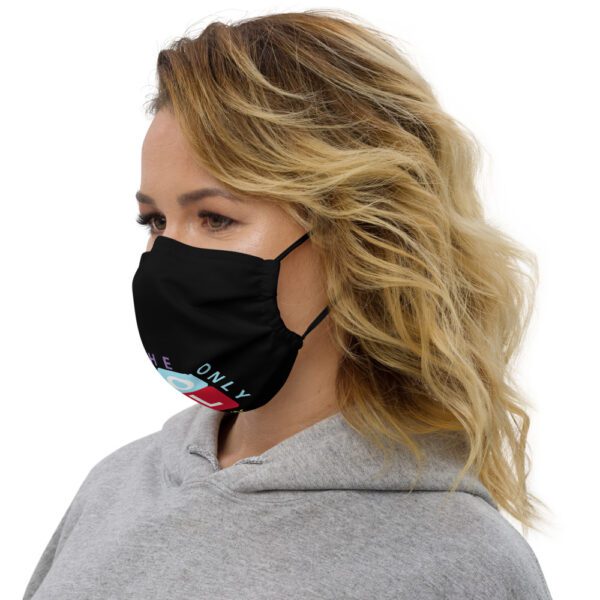 Soul Squares Premium face mask (Black) - Image 2