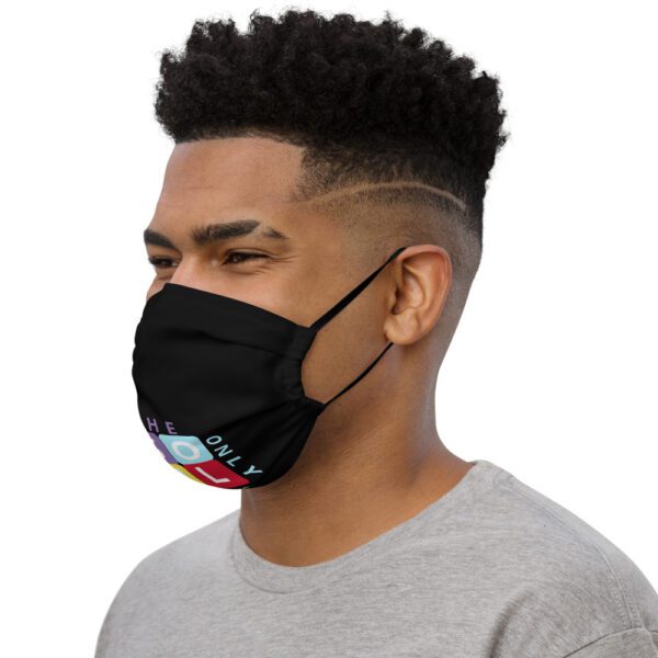 Soul Squares Premium face mask (Black) - Image 6