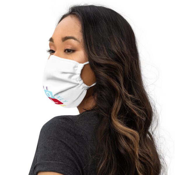 Soul Squares Premium face mask (White) - Image 6