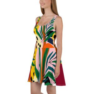Tropical Skater Dress