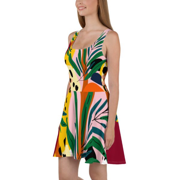 Tropical Skater Dress