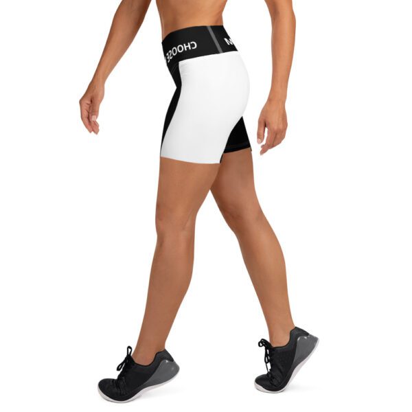 Keep Calm Yoga Shorts - Image 2