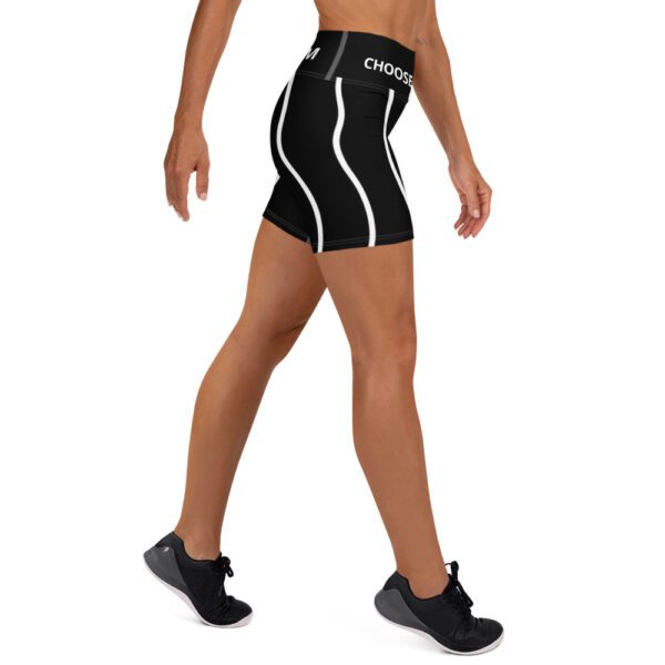 Keep Calm Yoga Shorts - Image 3
