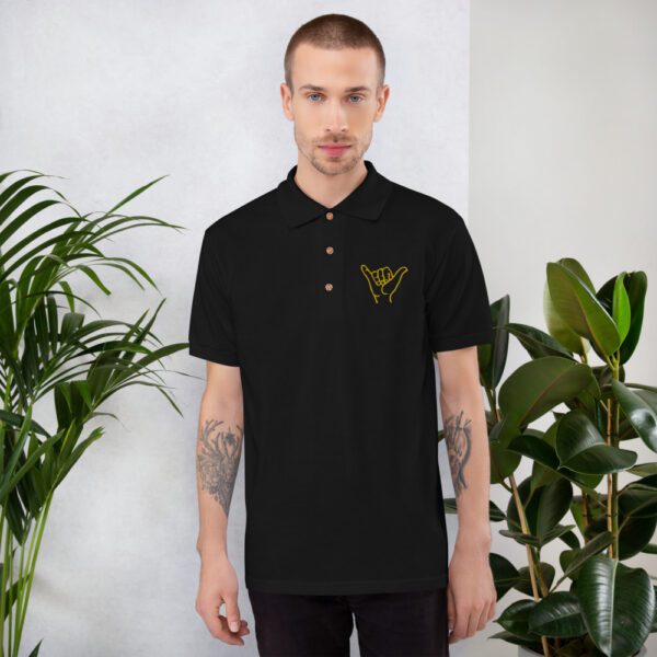 Shaka Embroidered Polo Shirt - Image 3