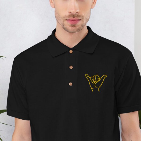 Shaka Embroidered Polo Shirt - Image 2