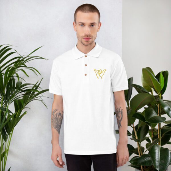 Shaka Embroidered Polo Shirt - Image 4