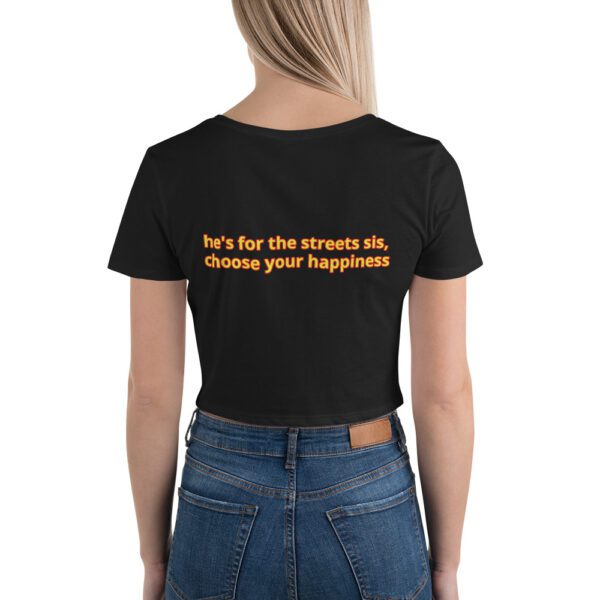Happy Heart Women’s Crop Tee - Image 2