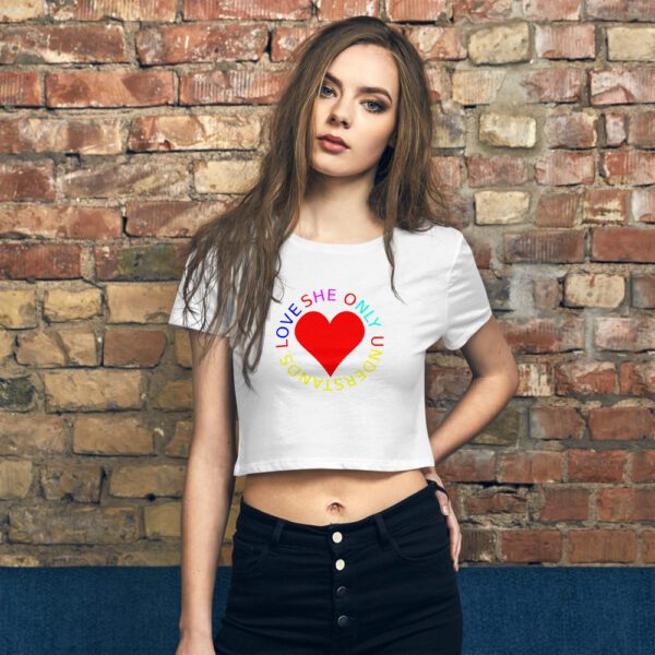 Soul Love Women’s Crop Tee - Image 2