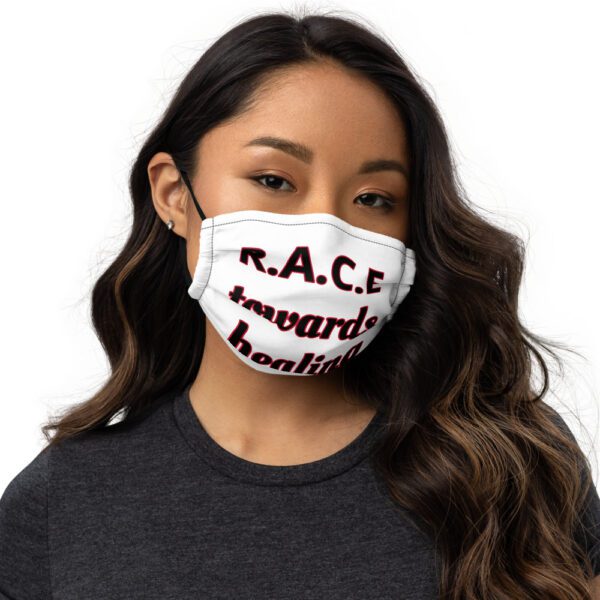 Towards Healing Premium face mask White