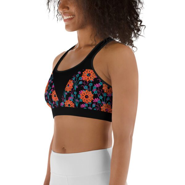 Florals Sports Bra - Image 2
