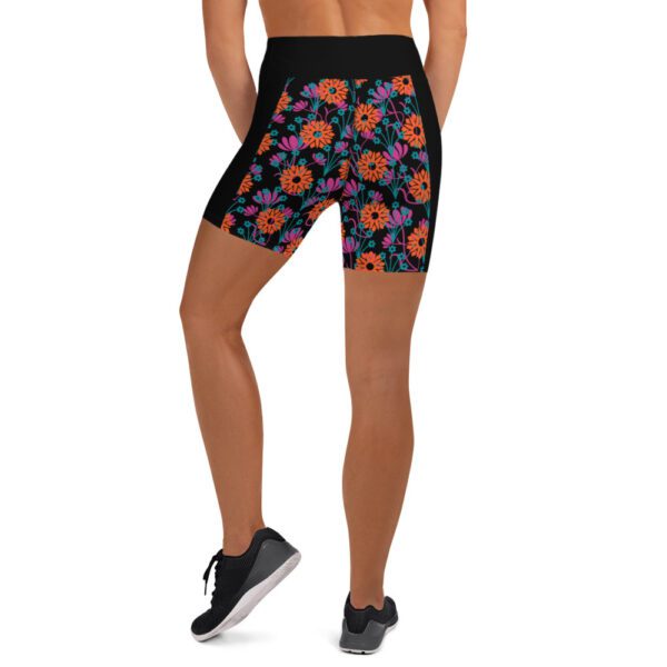 Florals Yoga Shorts - Image 4
