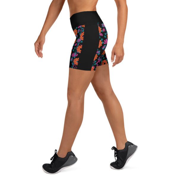 Florals Yoga Shorts - Image 2