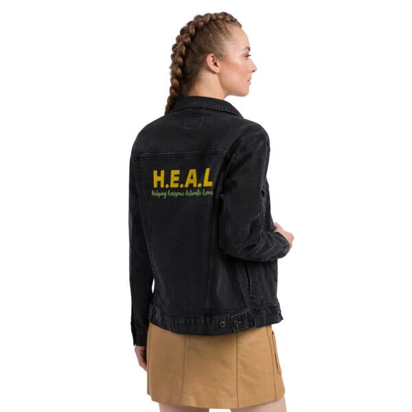 Unisex H.E.A.L denim jacket - Image 4