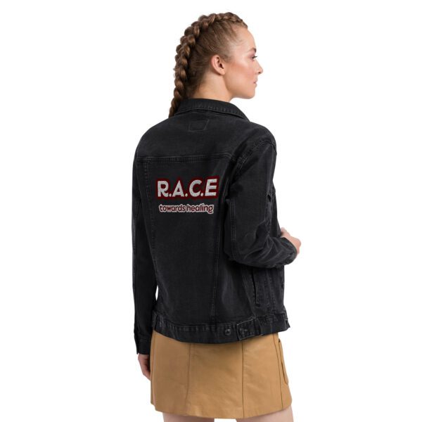 Unisex R.A.C.E Denim jacket - Image 4