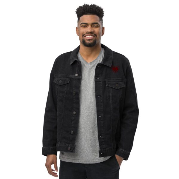 Unisex He Only Understands Love Denim Jacket