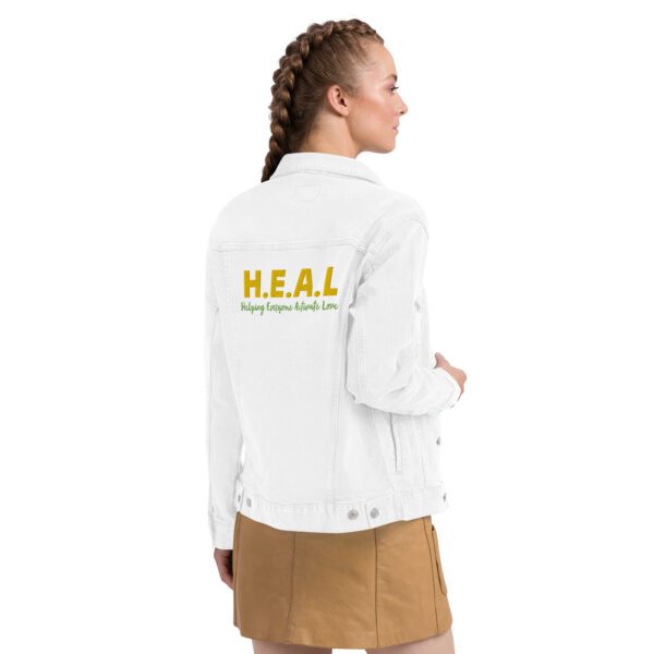 Unisex H.E.A.L denim jacket - Image 9