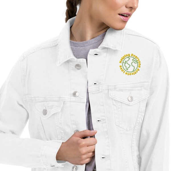 Unisex H.E.A.L denim jacket - Image 12